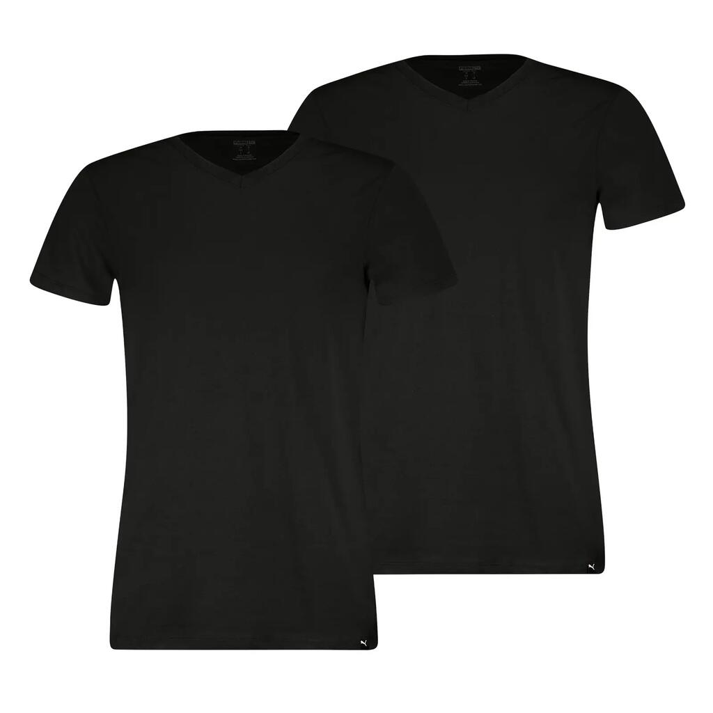 T-shirt Men Pack of 2 Comfortable fit-V-Neck Tee 2P