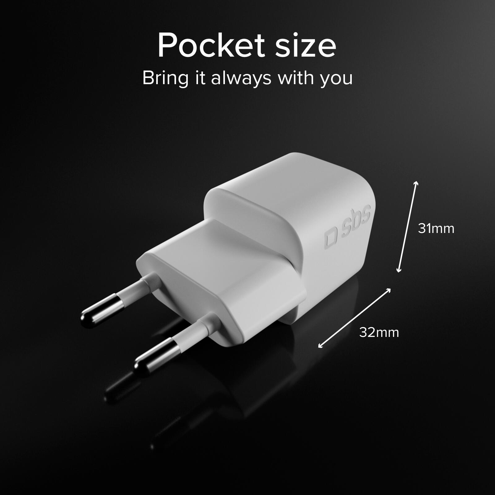 Kit chargeur USB-C 20W Power Delivery avec câble USB-C tressé de 1,5 m 7/7