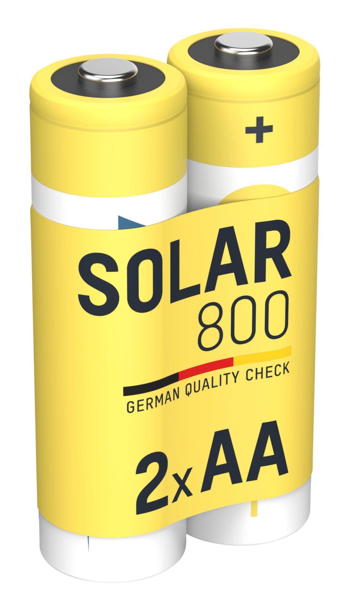 Solar Akku AA, 2 Stück, 800 mAh 1,2V NiMh für Solarleuchten/ -Lichterketten 1/7