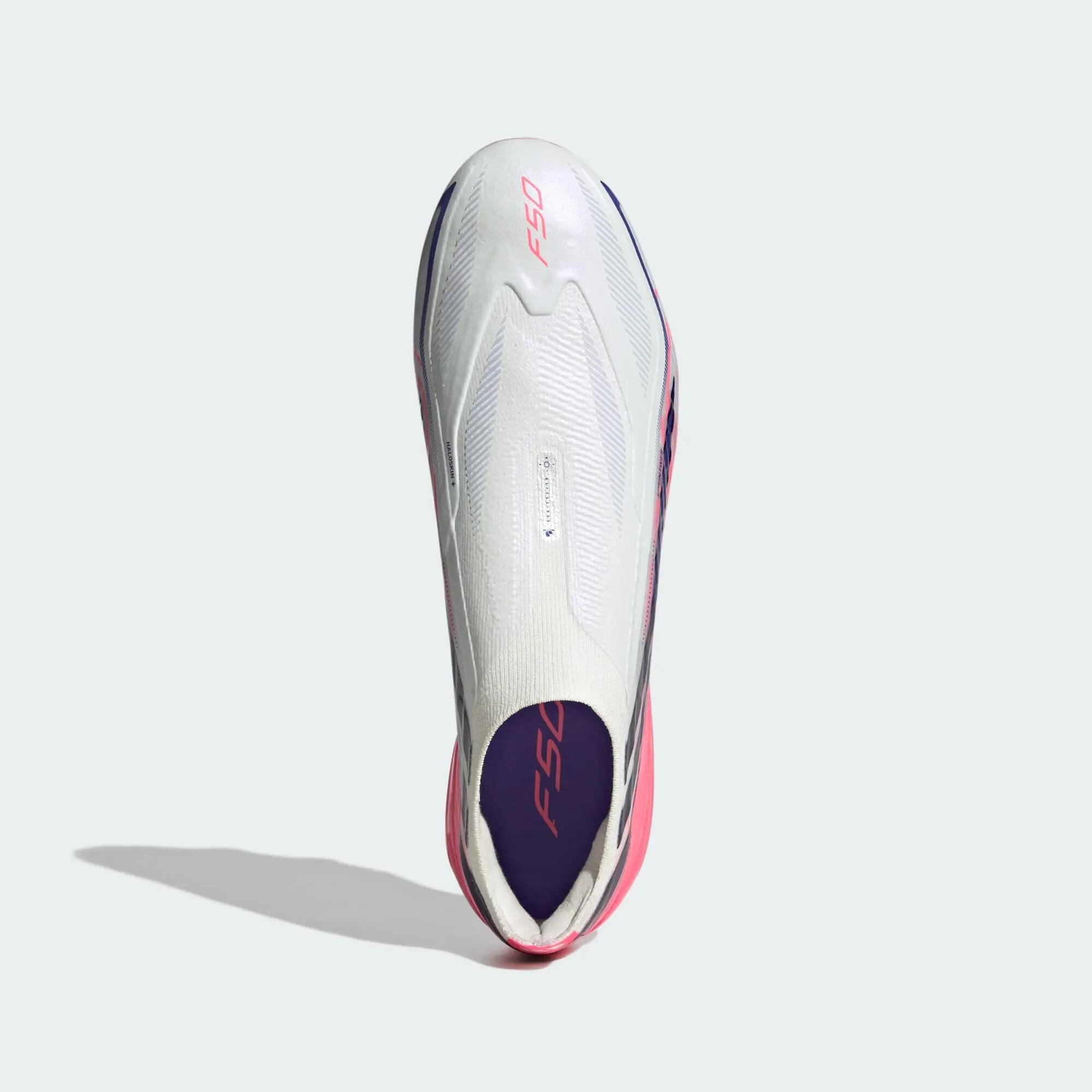 Chaussure de football sans lacets F50 Hyperfast Pro terrain souple 2/7