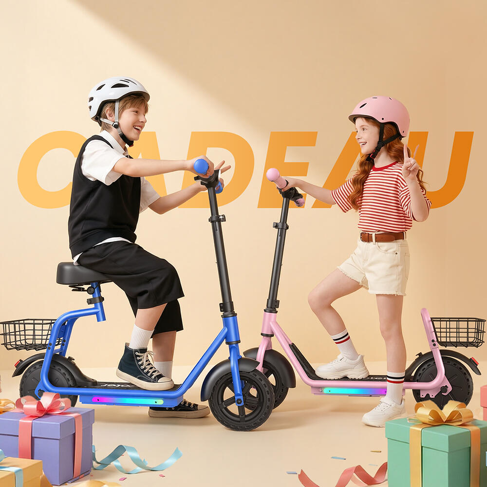 Patinete eléctrico infantil iScooter iK7 con cesta 15/15