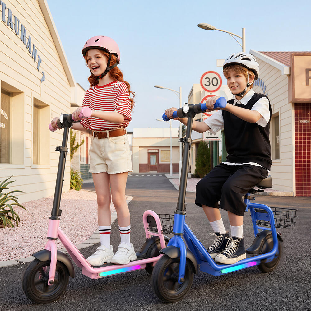 Patinete eléctrico infantil iScooter iK7 con cesta 13/15