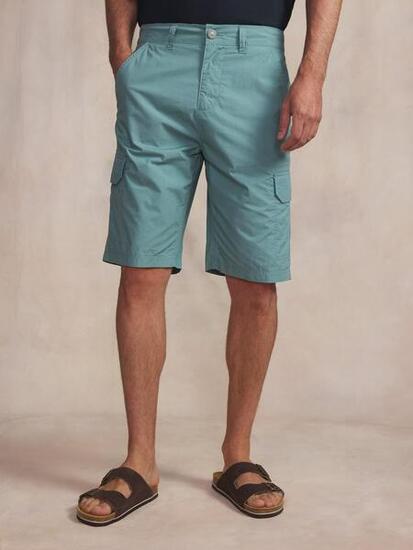 Bermuda - Loisirs - Homme - Ceinture semi-élastiquée - VIDALBER - Vert