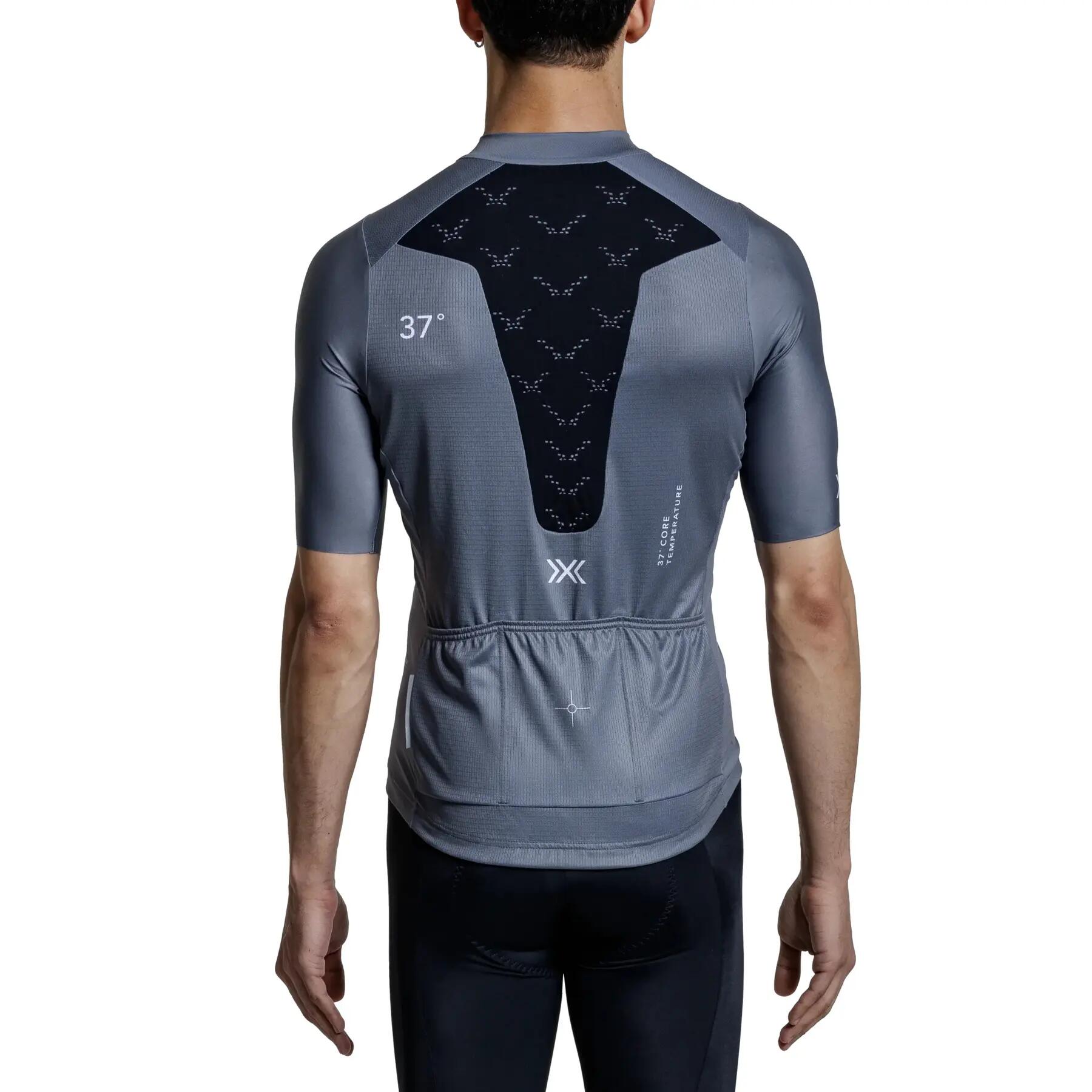 X-Bionic CoreFusion Ride Short Sleeve Jersey Grey Men 5/5