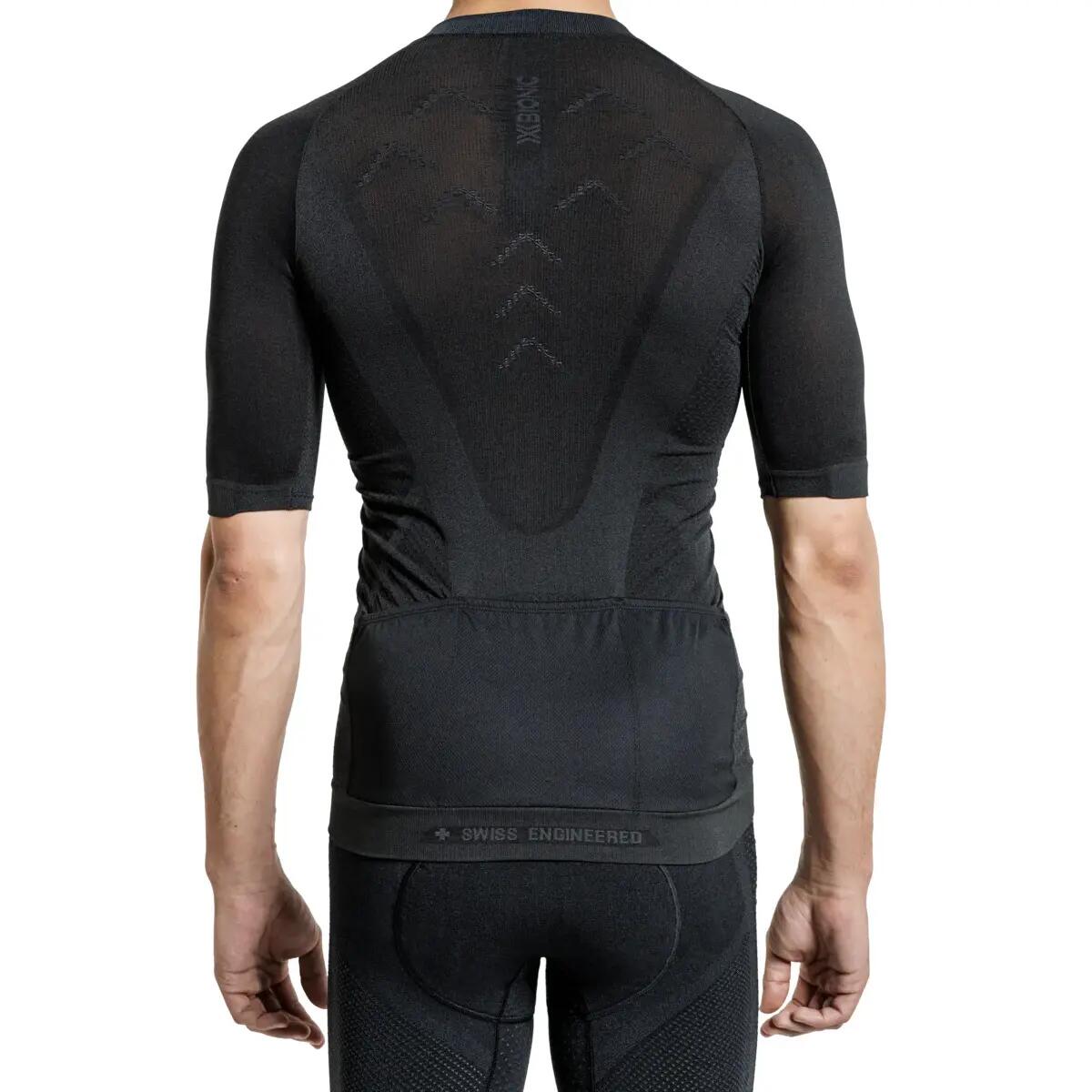 X-Bionic XCeed Ride Short Sleeve Jersey Black/Grey Men 4/5