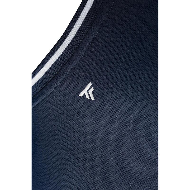 Tricou sport 22techma6 cu mânecă scurtă bleumarin bărbătesc