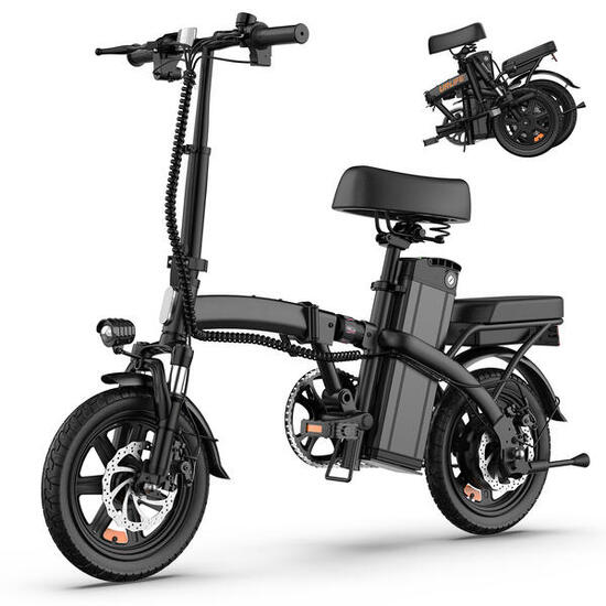 Vélo électrique pliable URLIFE F1L 14" batterie 48 V 7.5 Ah (40 km) moteur 250W