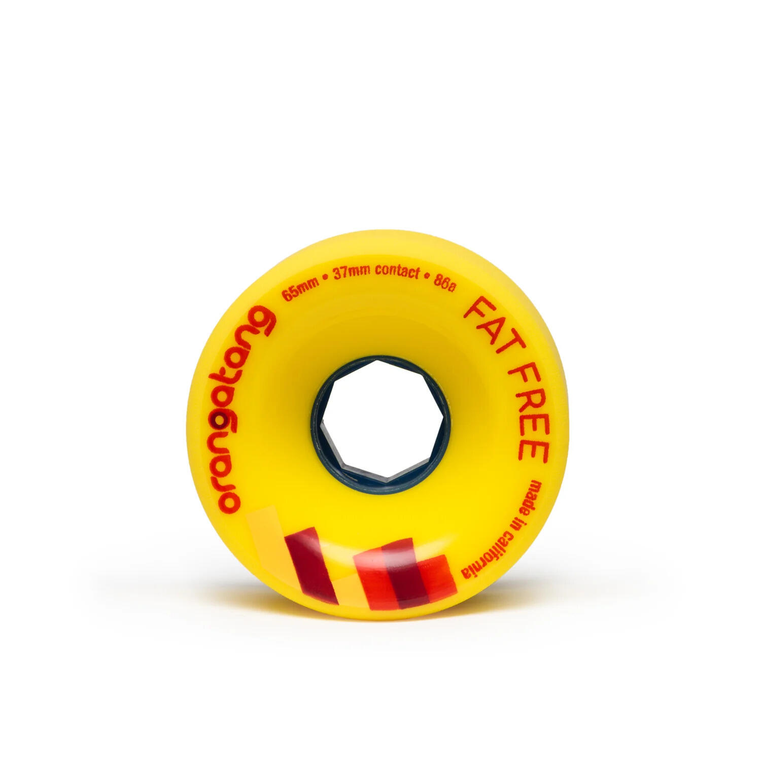 Ruote Skateboard - Sk8 - Fat Free - 65 mm 86a - Orangatang 2/3