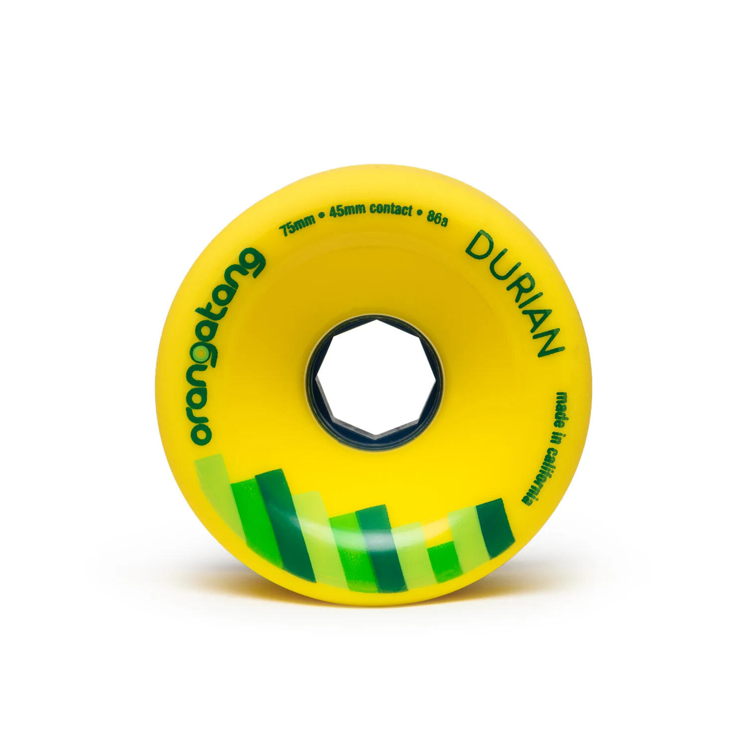 Ruote Skateboard - Sk8 - Durian - 75 mm 86a - Orangatang 2/3