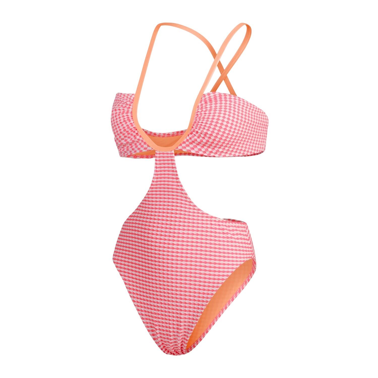 Speedo Womens/Ladies Gingham One Piece Swimsuit