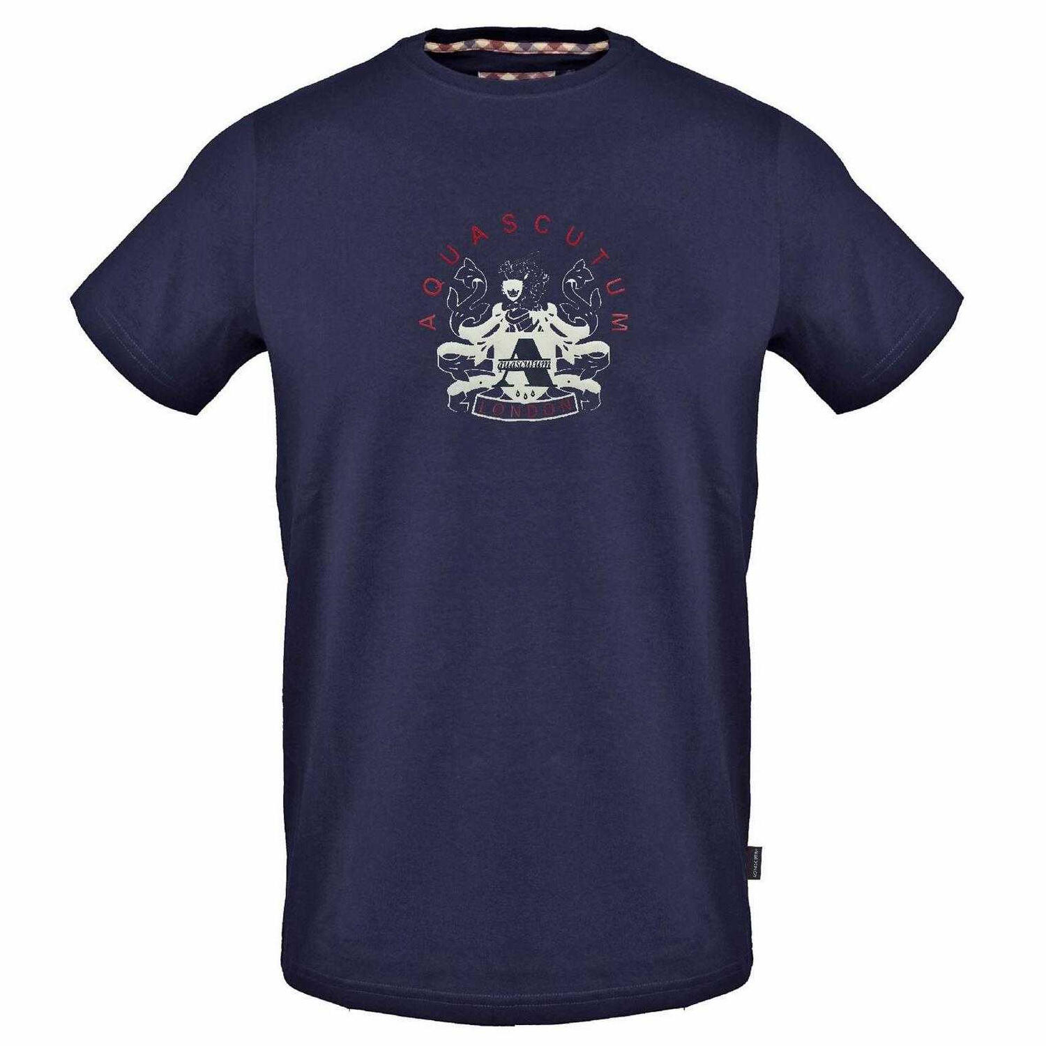 Aquascutum Mens Crest Cotton T-Shirt