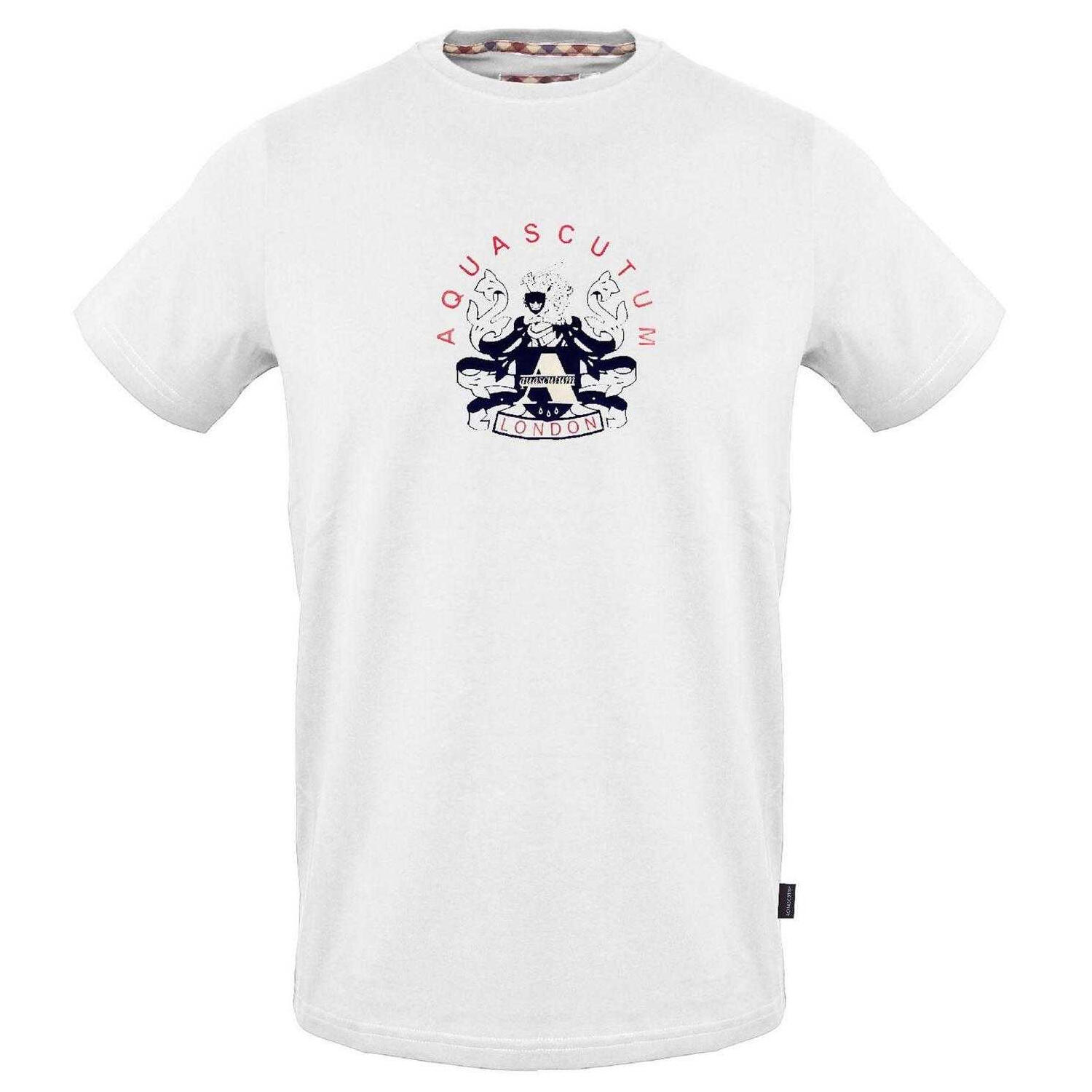 Aquascutum Mens Crest Cotton T-Shirt