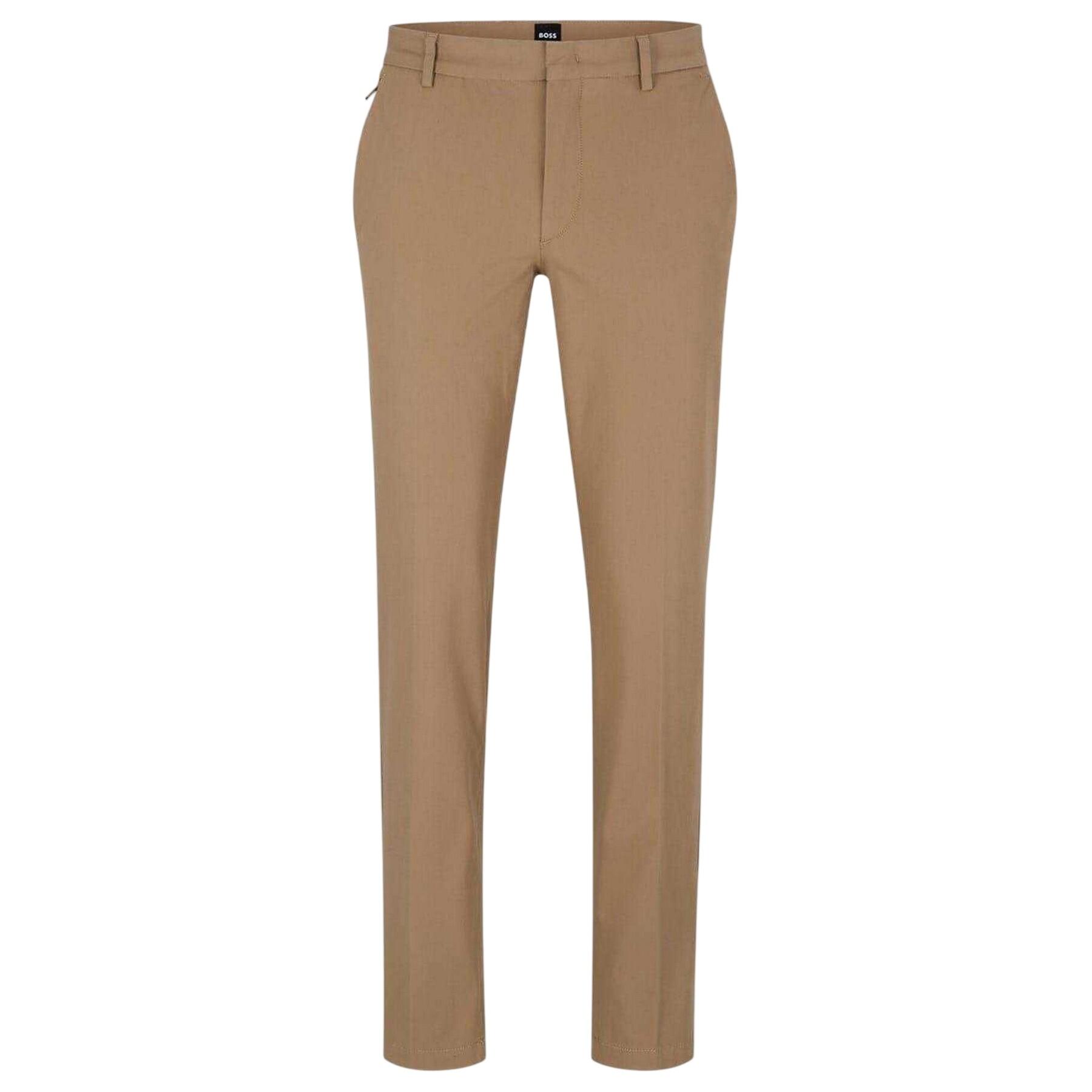 Boss Mens Kaito Organic Cotton Sustainable Slim Trousers