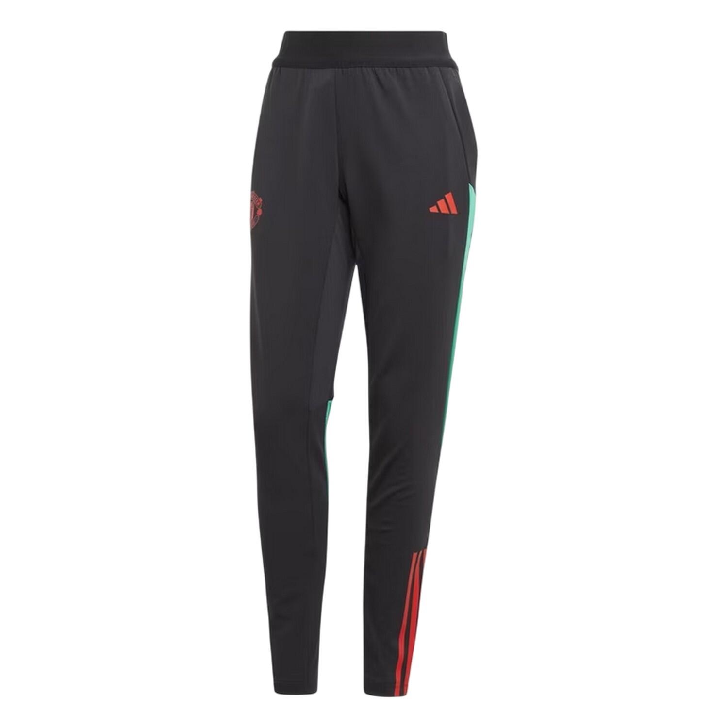 Adidas Womens/Ladies Manchester United FC Tapered Tracksuit Bottoms