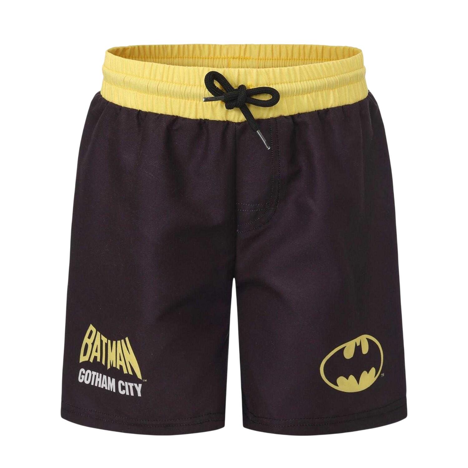 Batman Childrens/Kids Polyester Swim Shorts