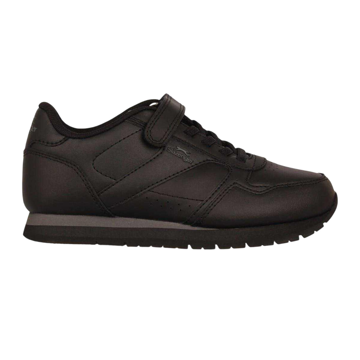 Slazenger Childrens/Kids Classic Coated Leather Touch Fastening Trainers