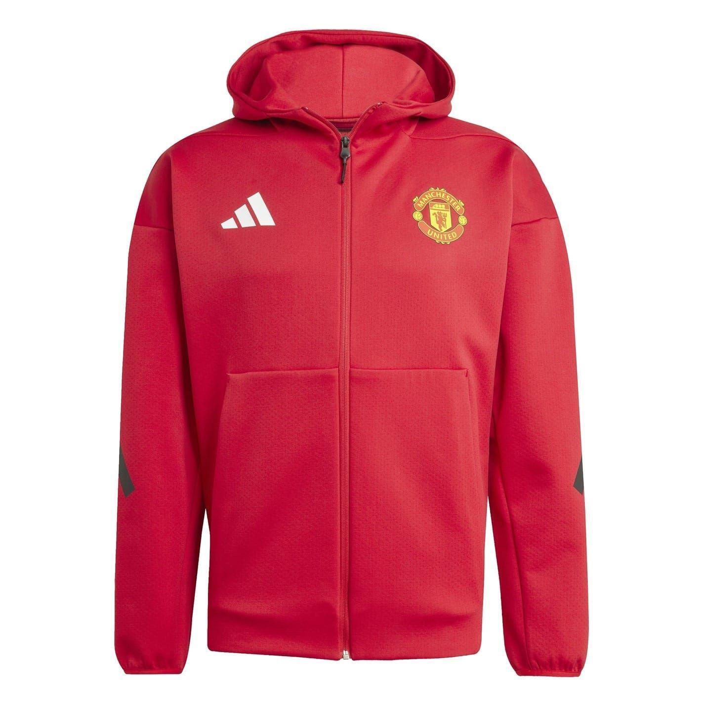 Adidas Mens 25/26 Manchester United FC Anthem Jacket