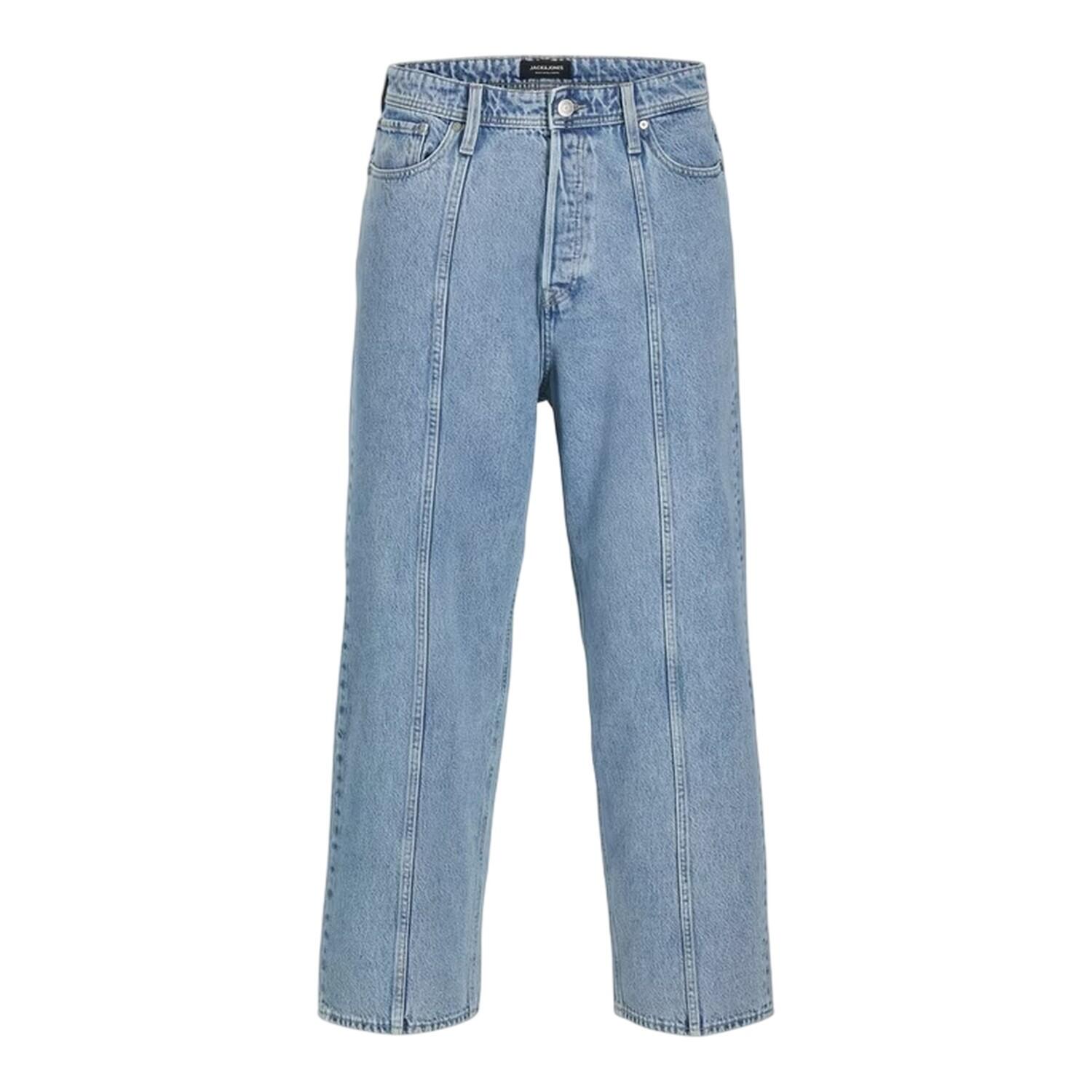 Jack And Jones Mens Denim Relaxed Wide Leg Jeans