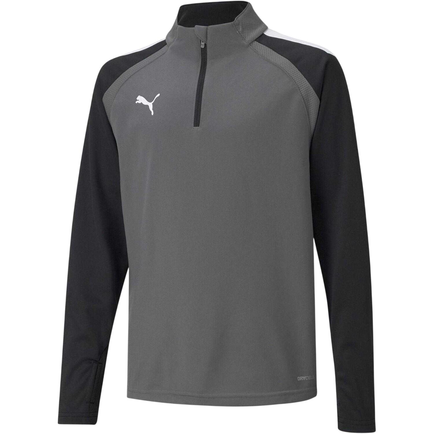 Puma Childrens/Kids TeamLIGA Quarter Zip Fleece Top