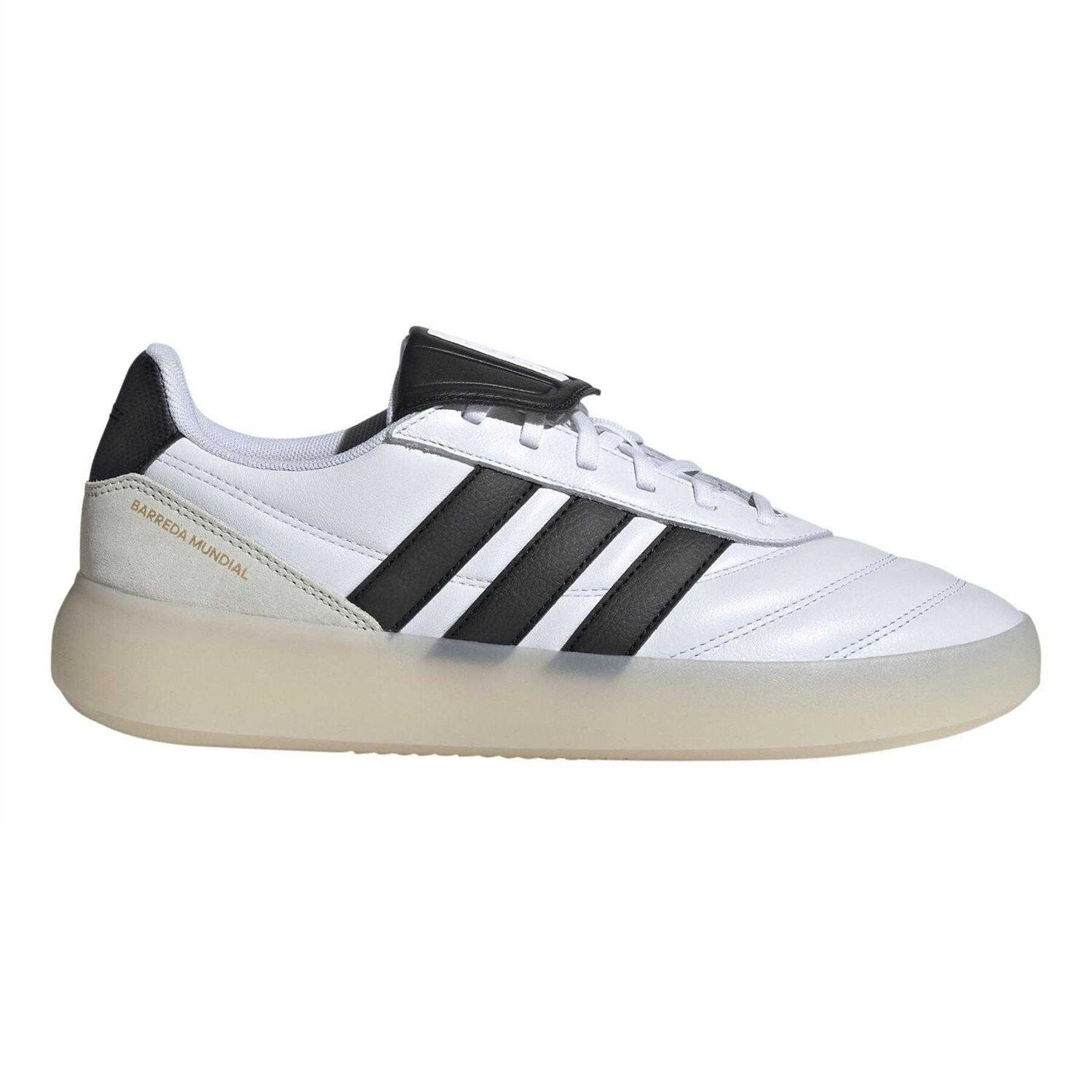 Adidas Mens Barreda 3 Stripes Leather Trainers
