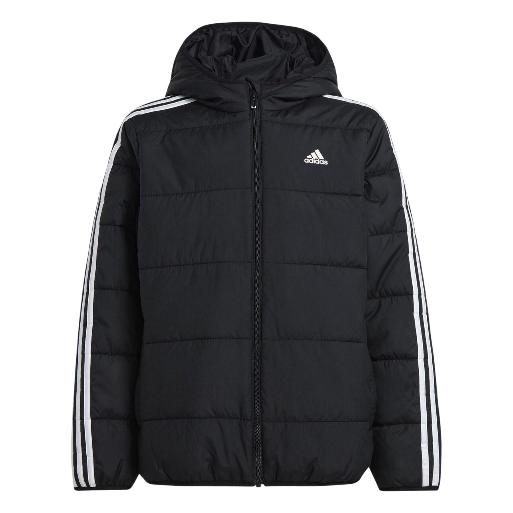 Adidas Childrens/Kids Essentials 3 Stripes Hooded Jacket