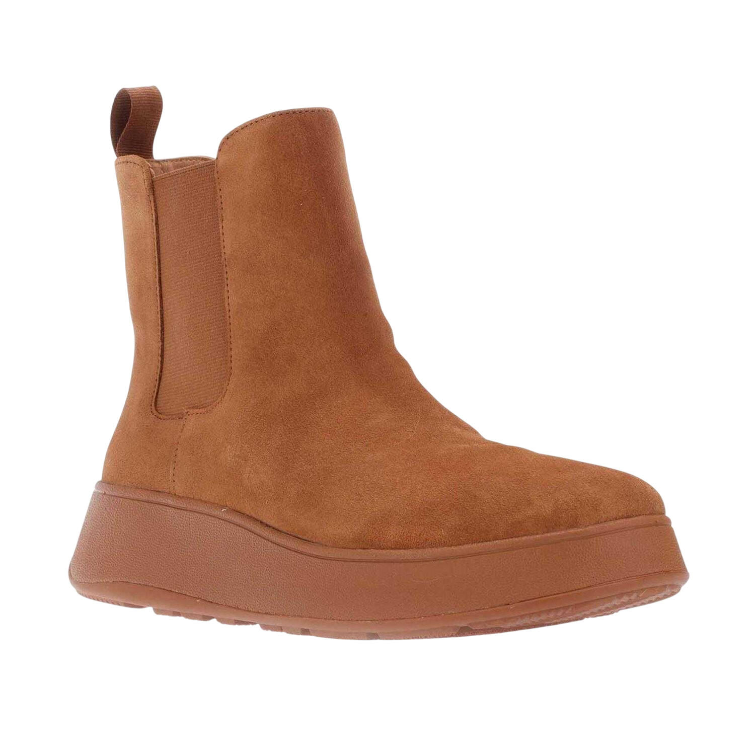 Fit Flop Womens/Ladies F-Mode Suede Flatform Chelsea Boots