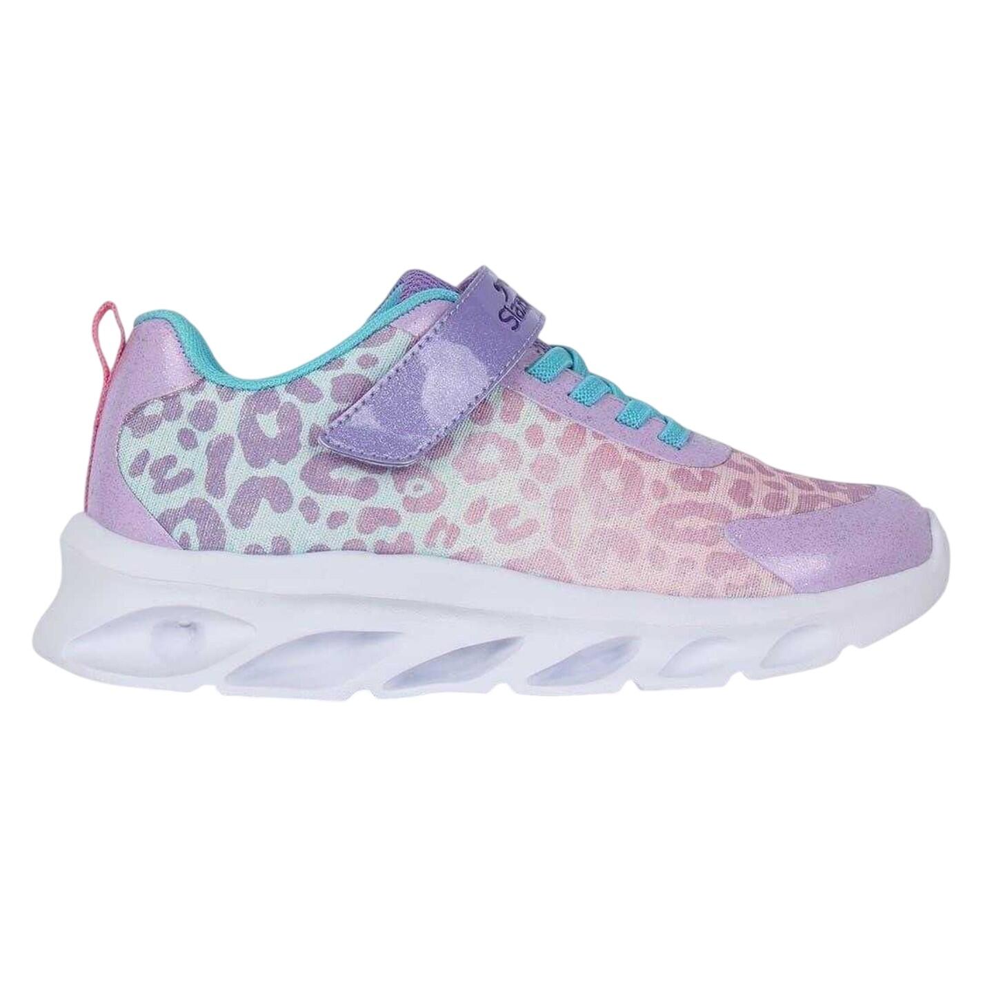 Slazenger Childrens/Kids Alie 2.0 Holographic Leopard Trainers