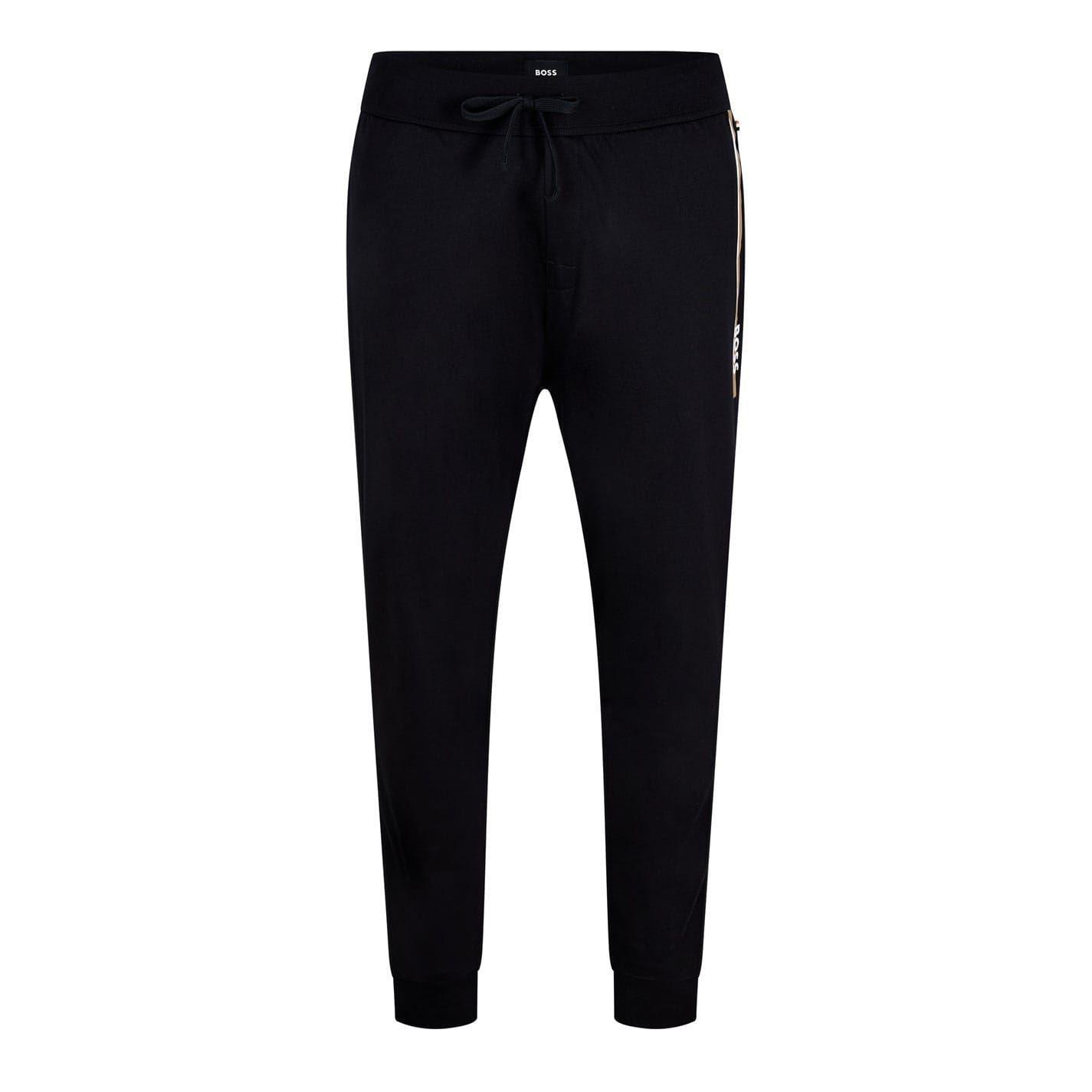 Boss Mens Side Stripe Regular Jogging Bottoms