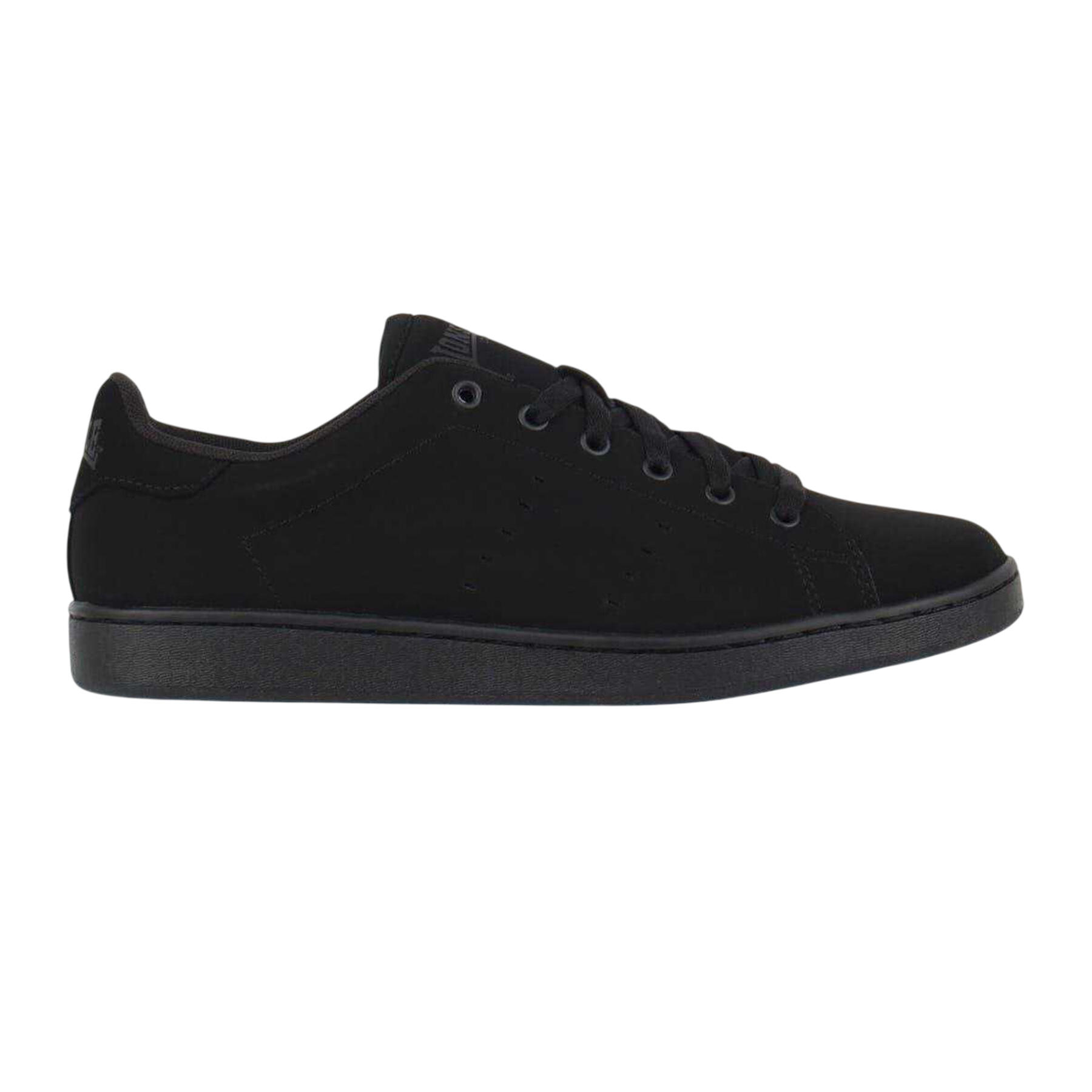 Lonsdale Mens Leyton Leather Flat Trainers