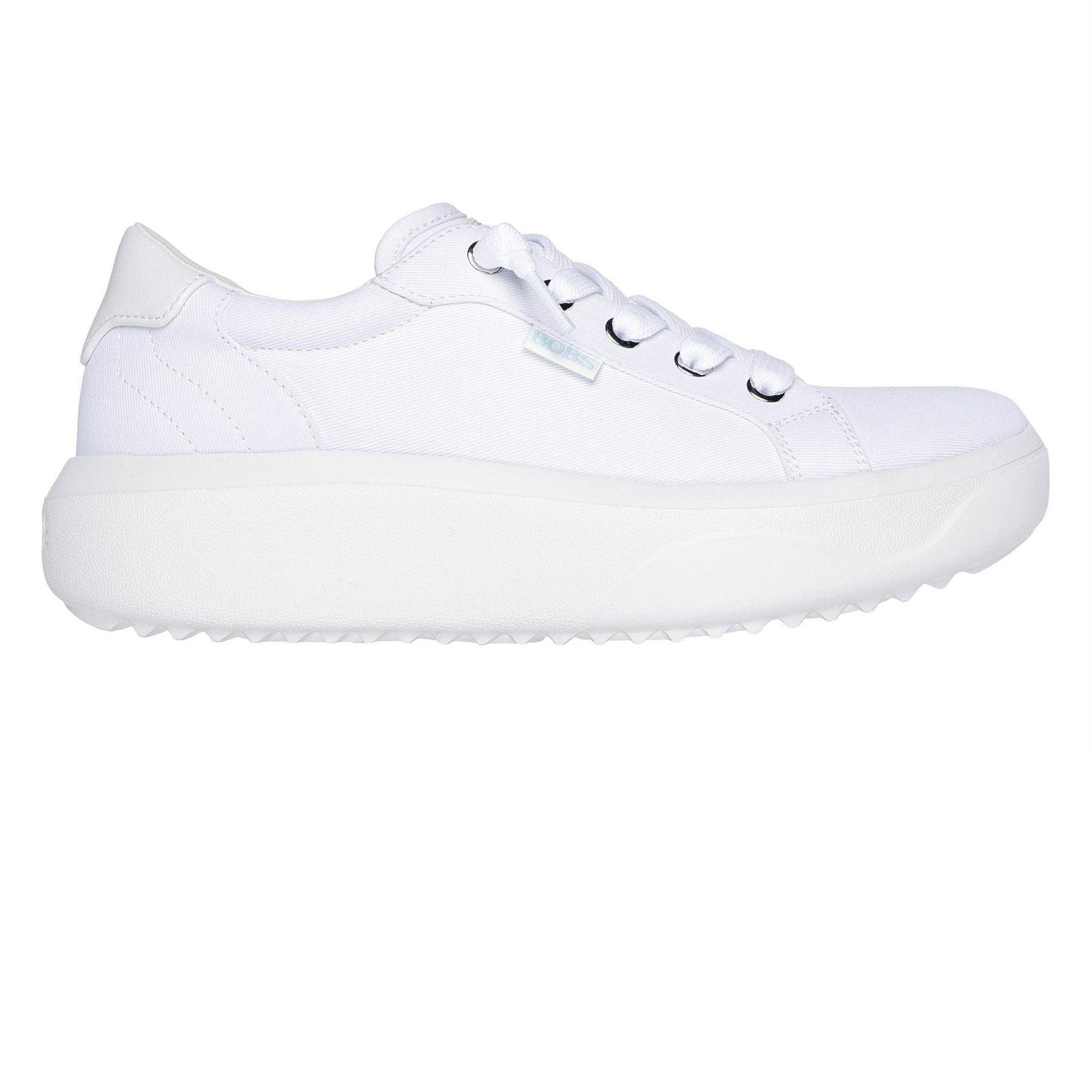 Skechers Womens/Ladies Popupsmax Canvas Platform Trainers