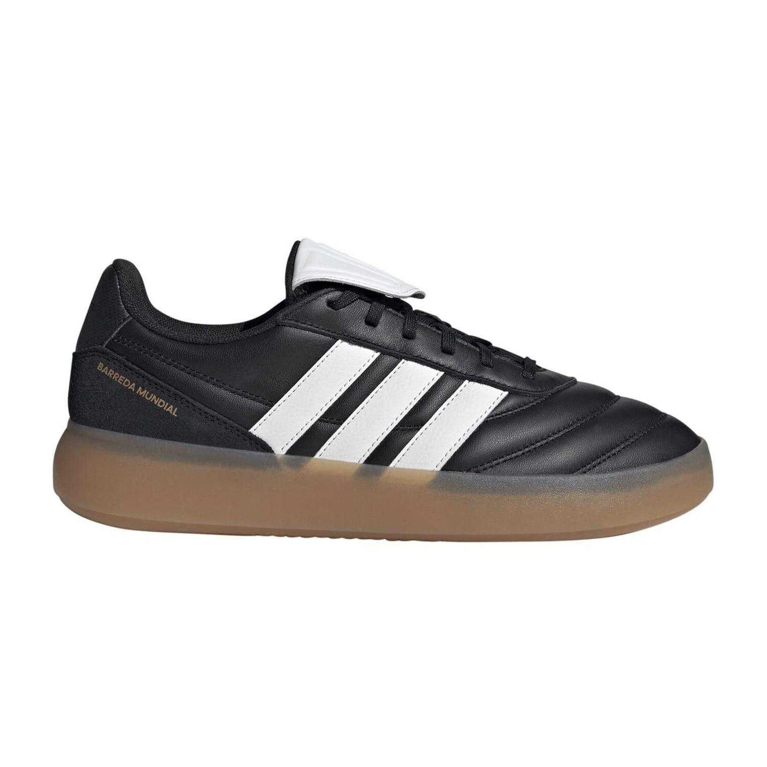 Adidas Mens Barreda 3 Stripes Leather Trainers