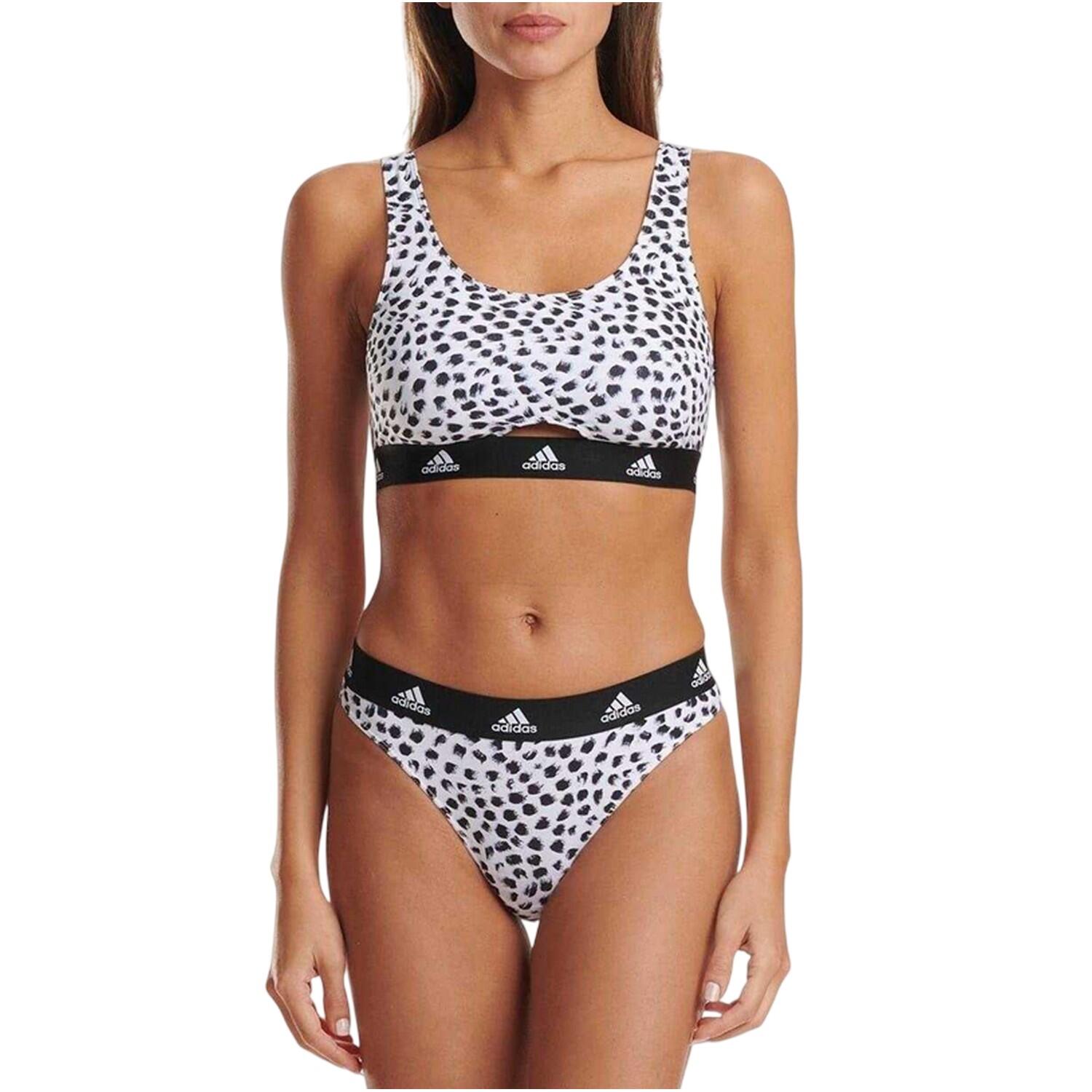 Adidas Womens/Ladies Spotted Scoop Neck Bralette