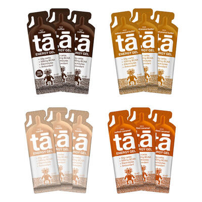Ta energy - energy gel x12 - energie, natrium, 500mg bcaa - 133kcal