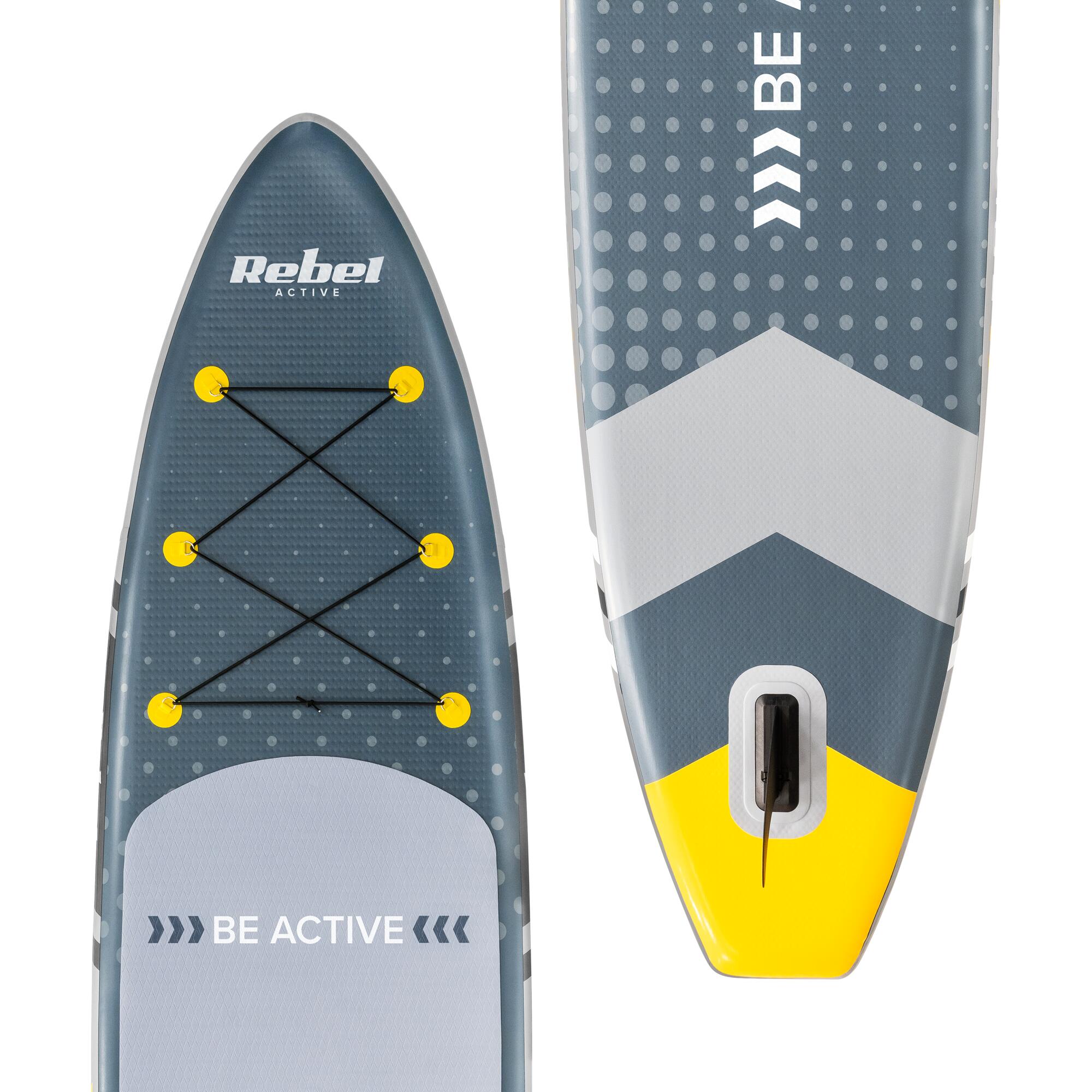 Deska SUP pompowana do pływania drop-stitch 350 cm wiosło zestaw 4/7