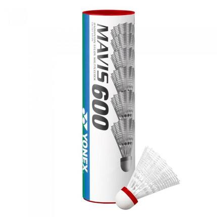 Volant de badminton Yonex Mavis 600 - Blanc - Vitesse rapide