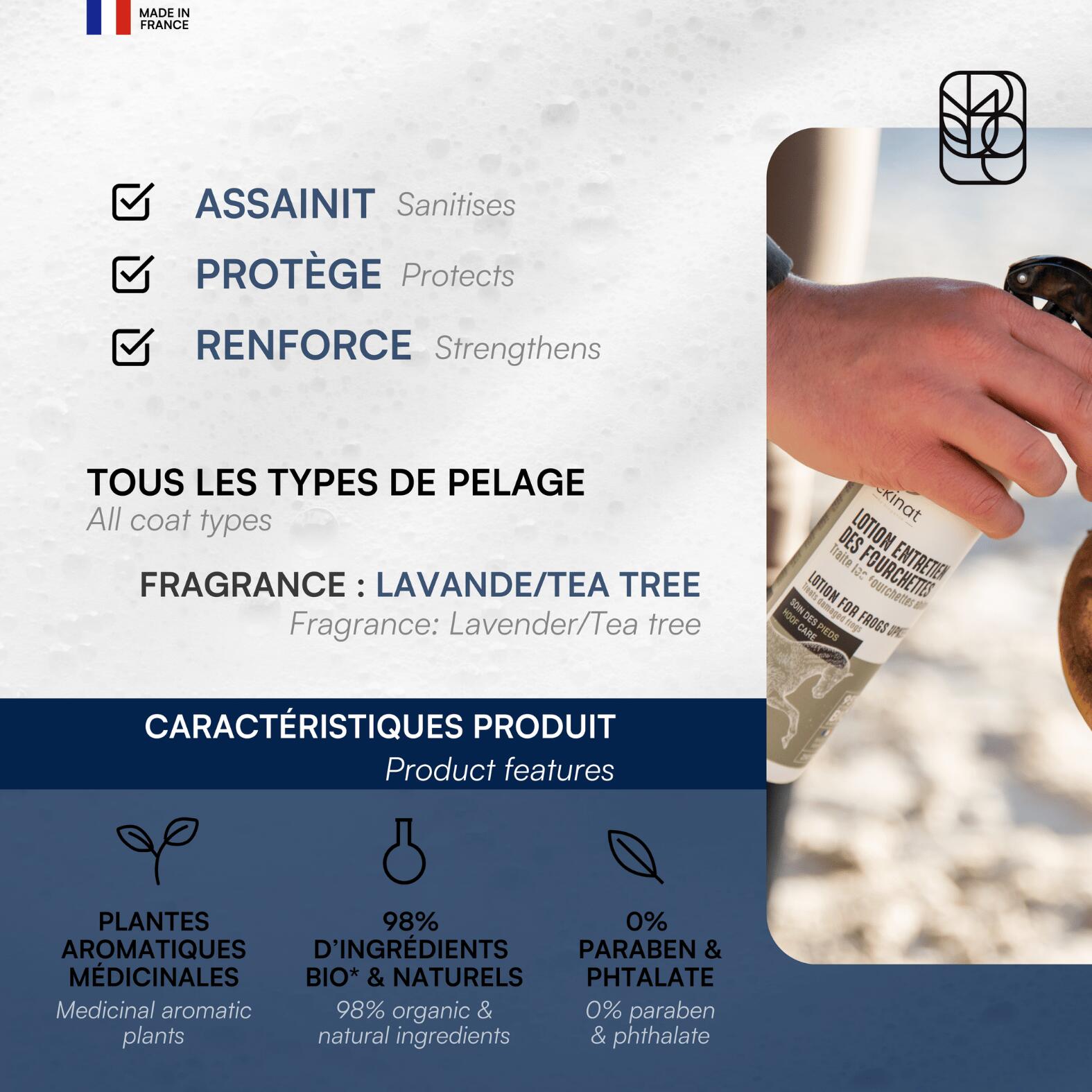 Lotion entretien des fourchettes 2/7