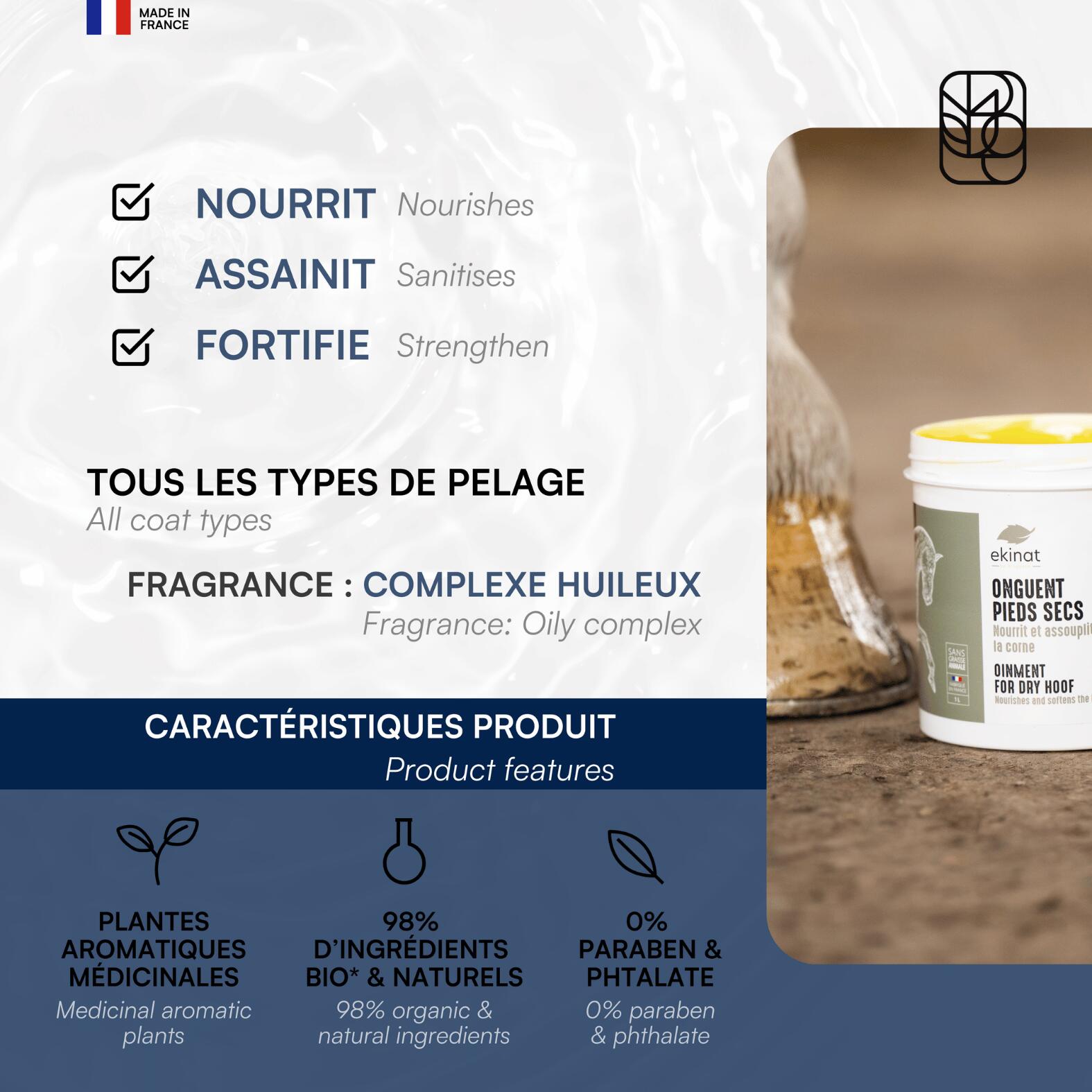 Onguent pieds secs Ekinat 1L 2/8