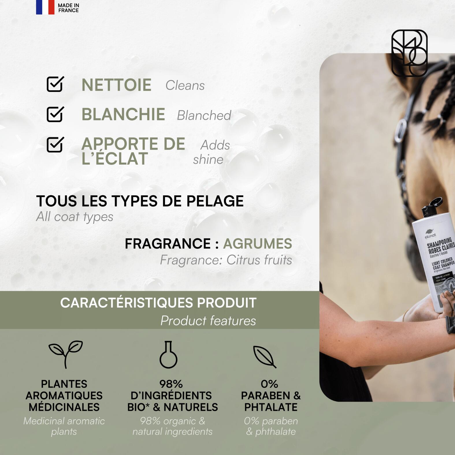 Shampooing robe claire Ekinat 2/7