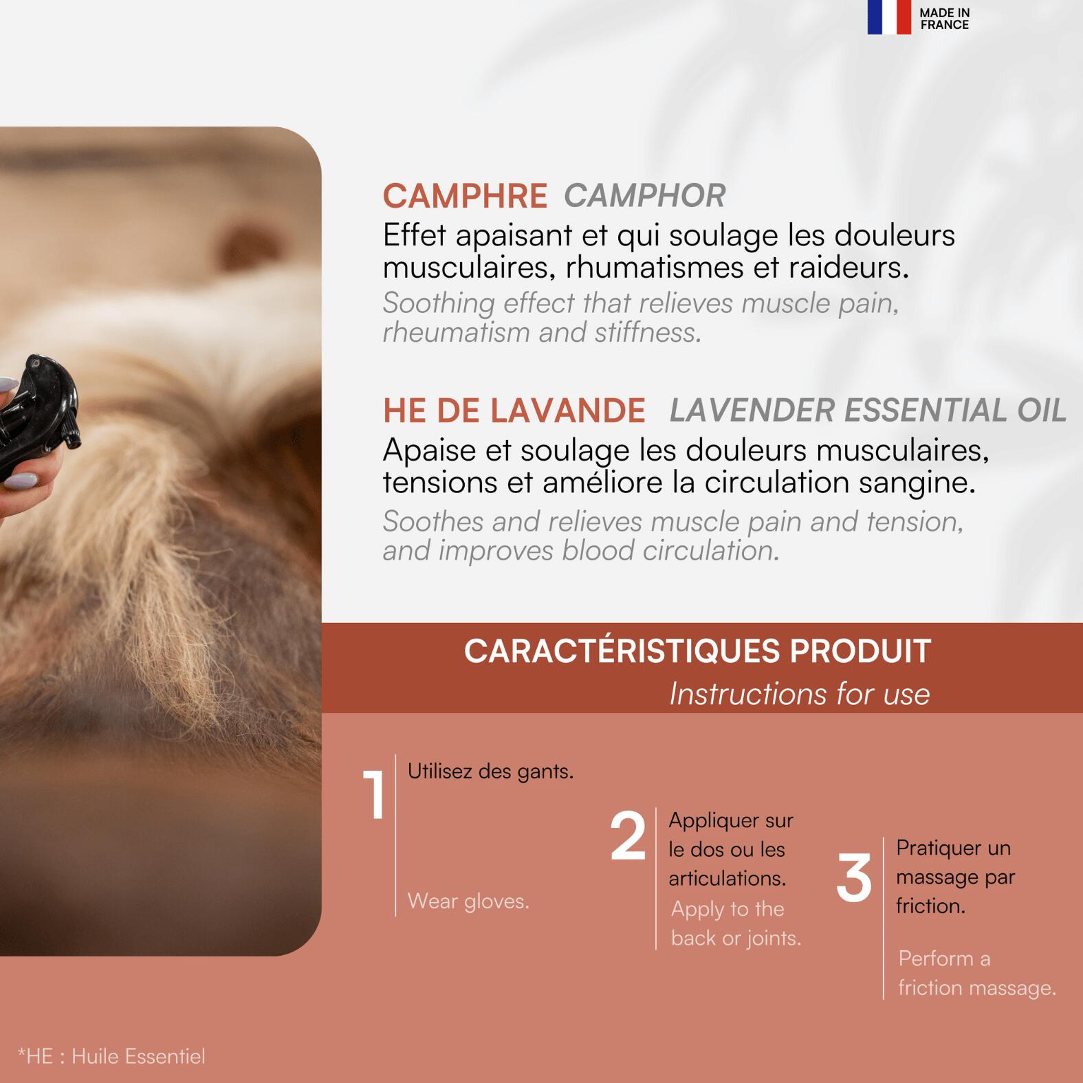 Lotion de massage chauffante Ekinat 3/8