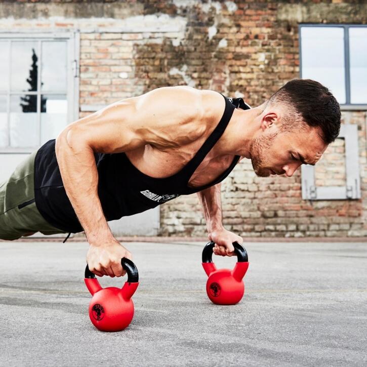 Kettlebell fundido com revestimento de vinil 2 kg - 32 kg 3/7