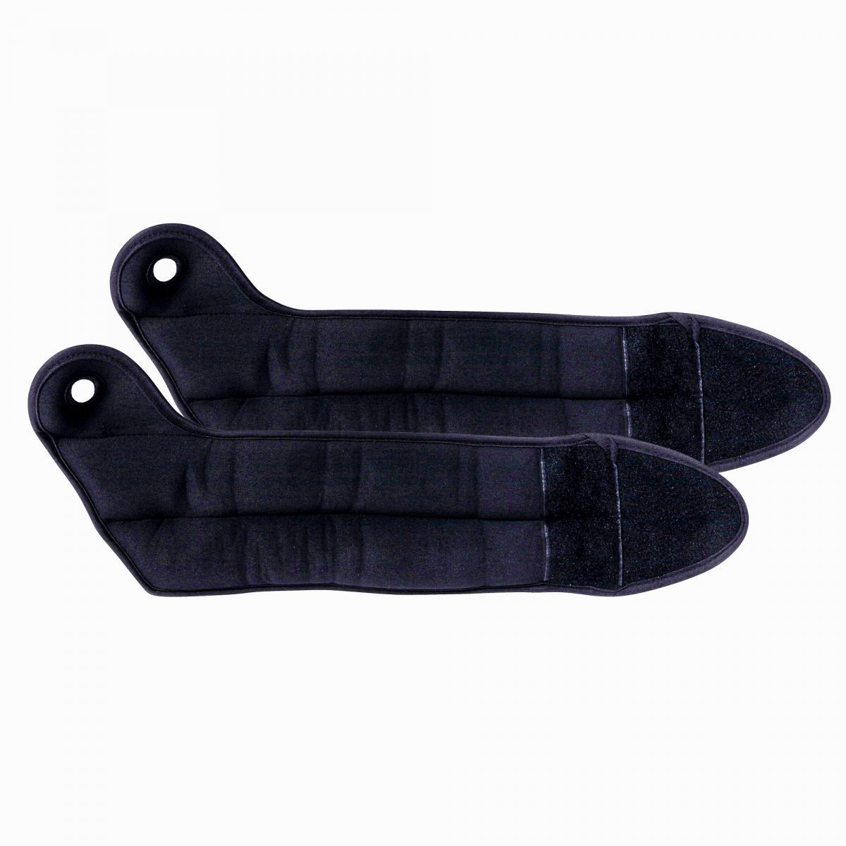 Par Muñequeras Tobilleras Lastre Gorilla Sports Negro 3/6