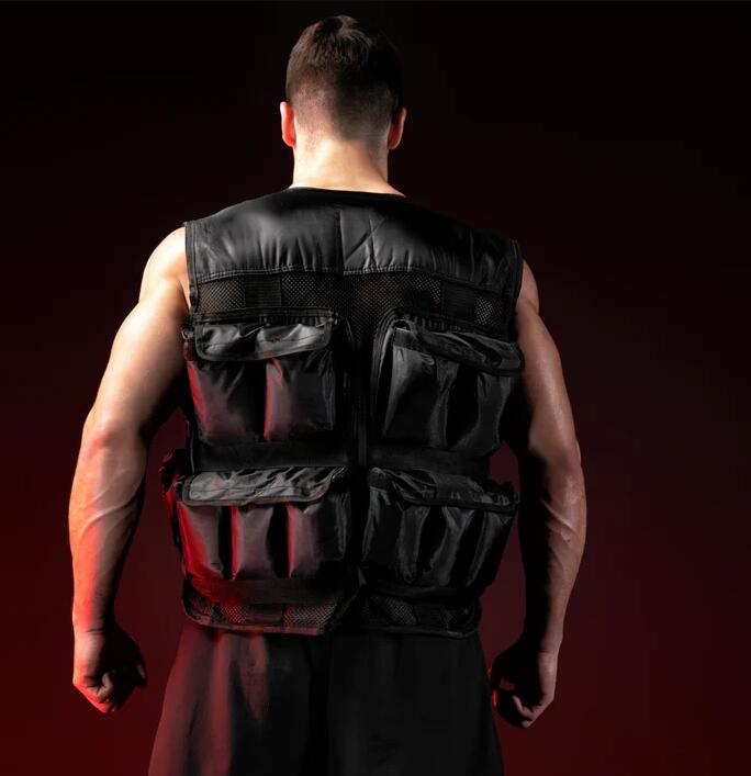 Unisex - fitness - zátěžová vesta 20 kg, nastavitelná, omyvatelná - vesta 3/7