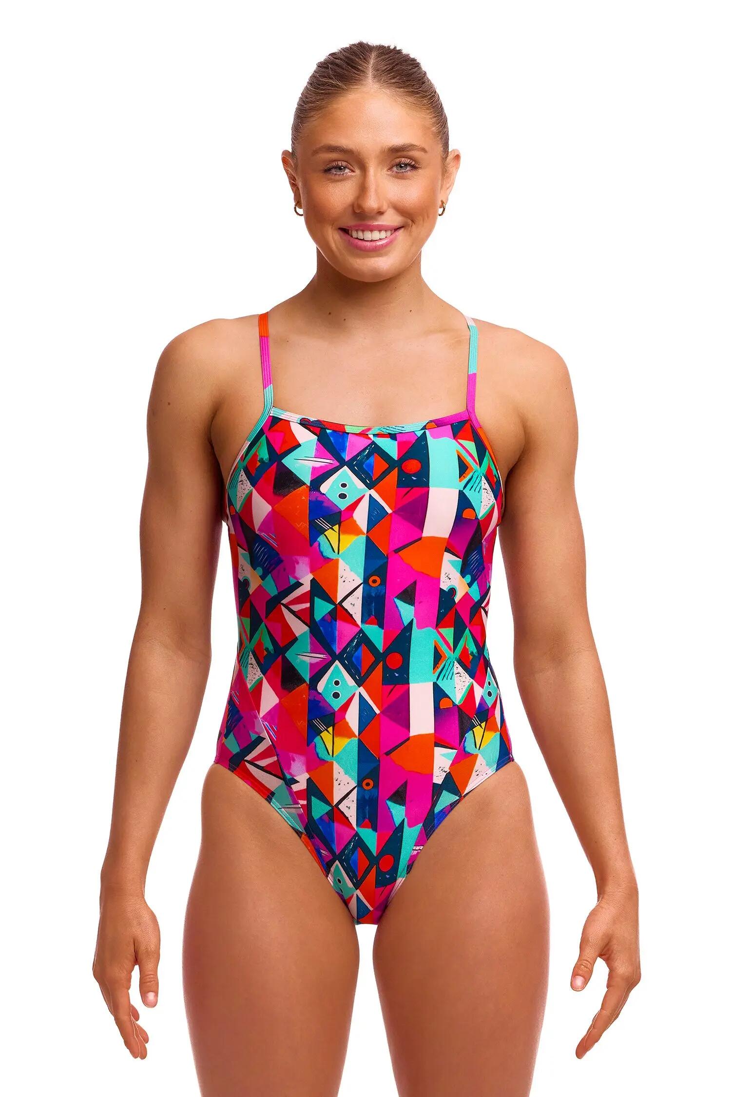 Funkita Badpak Single Strap Art Dropout Multicolor 4/8