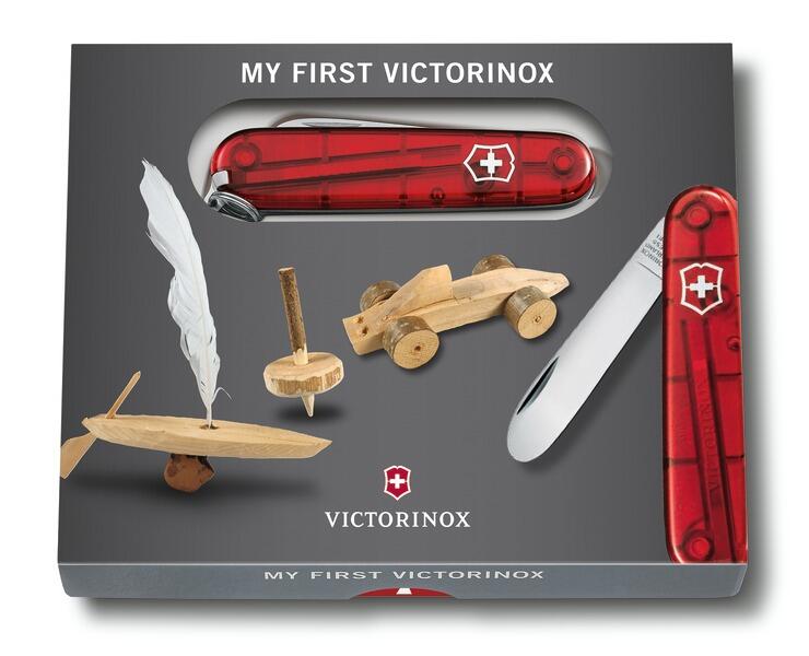 Můj první kapesní nůž Victorinox, modrý transparentní 3/3