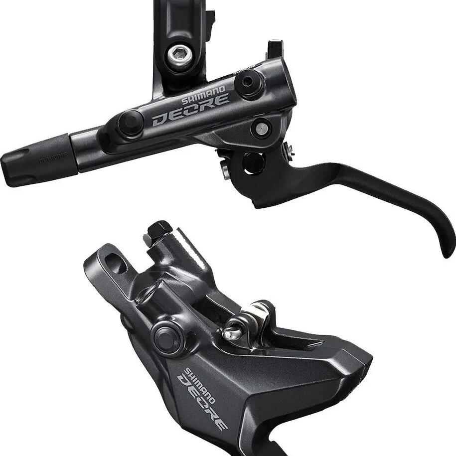 Front hydraulic disc brakes dual piston system Shimano Deore M6100