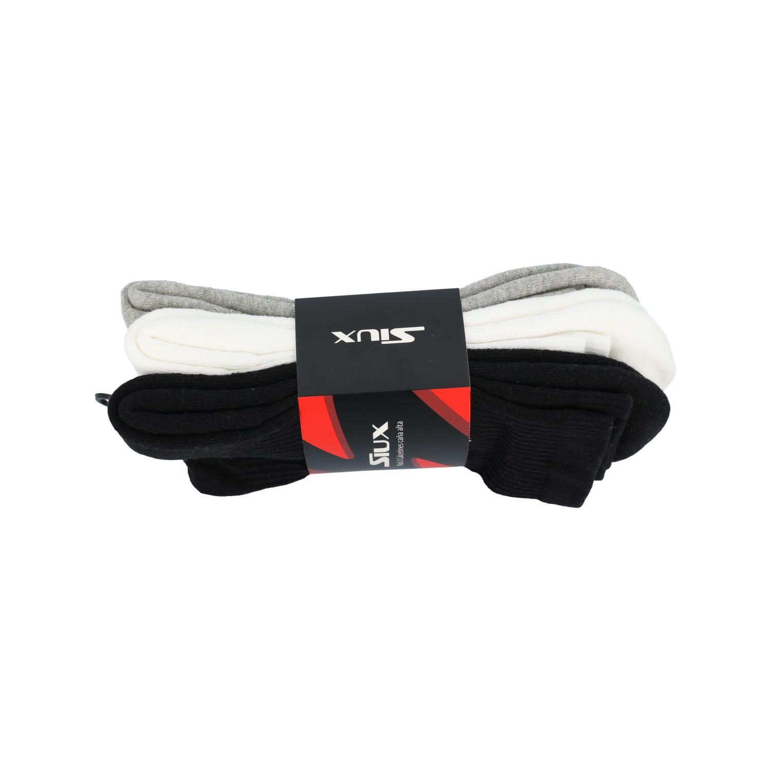 3 Packs De 3 Meias Siux Mistura De Cana Alta 3/4