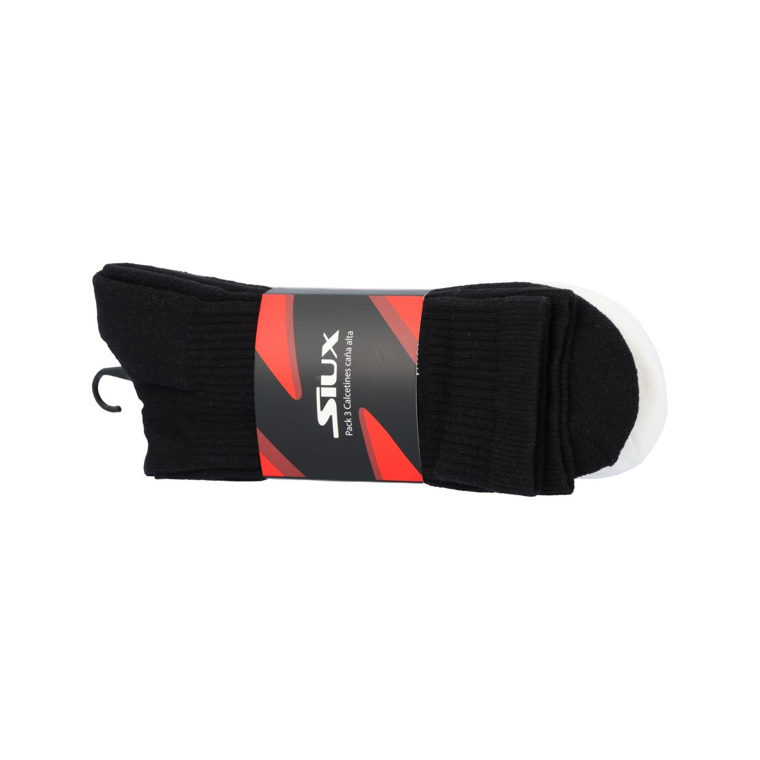 3 Packs De 3 Meias Siux Mistura De Cana Alta 2/4
