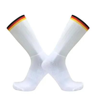Fietssokken cycling germany aero geel rood zwart