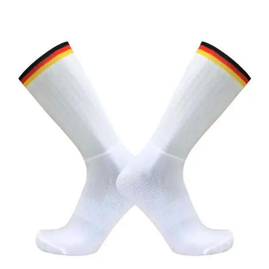 Fietssokken cycling Germany aero geel rood zwart