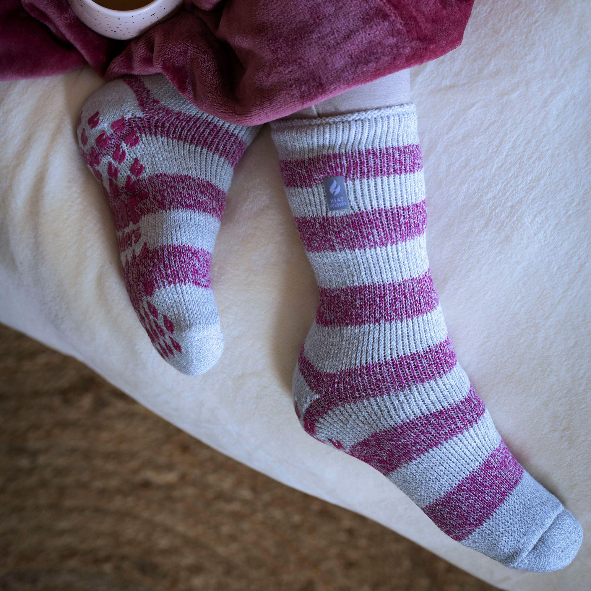Heat Holders - Femme Fantaisie Chaussettes Antidérapantes Thermiques Chaudes 3/6